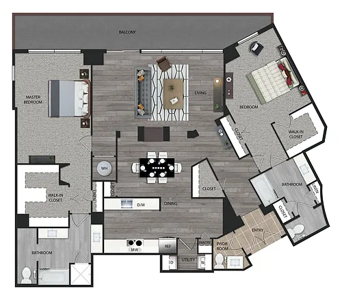 Floor plan PB1R
