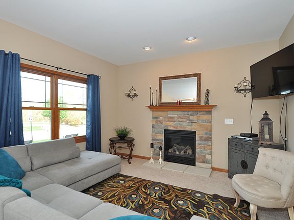 Living Room with Fireplace