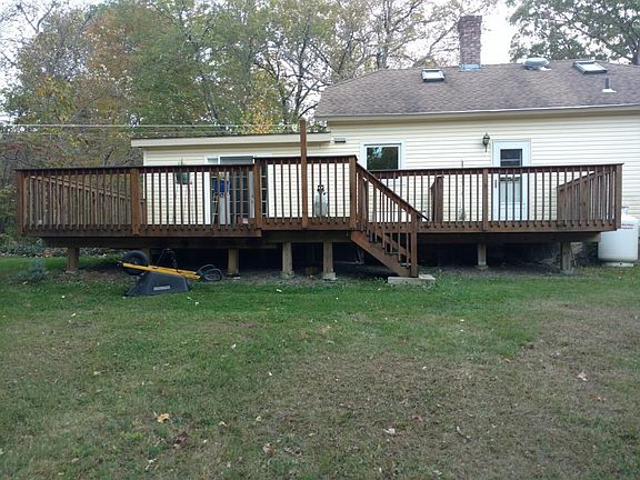 deck in back