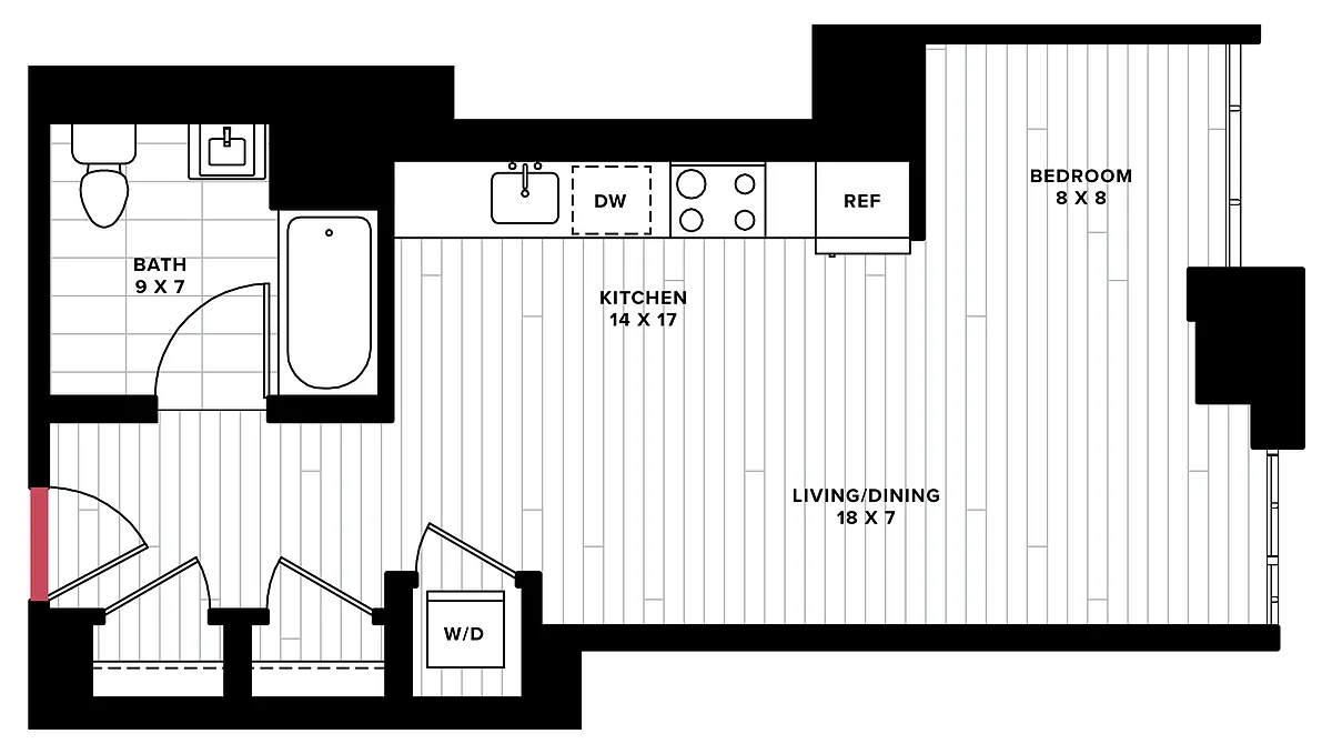 Floor plan Studio-SY