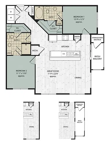 Floor plan B1
