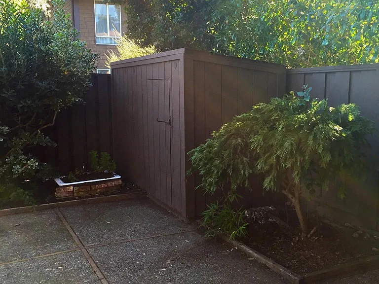 Patio With Large Storage Shed - Part 2