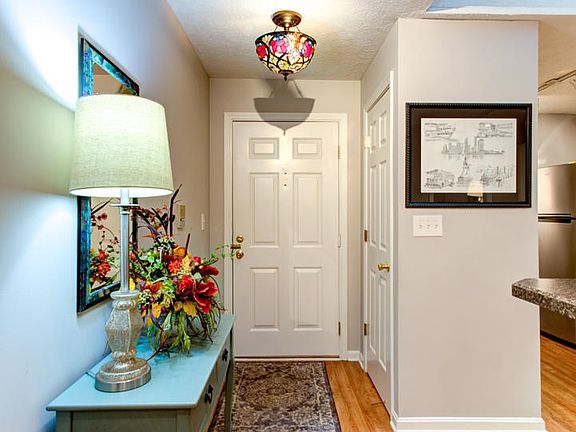 Front door & Coat Closet