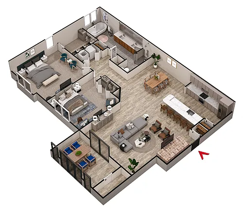 Floor plan The Runway