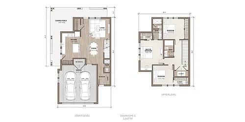 Floor plan Paired Home | The Granary