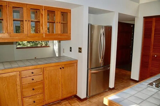 Solid wood custom cabinets