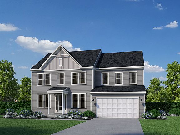 Modern Farmhouse with Portico