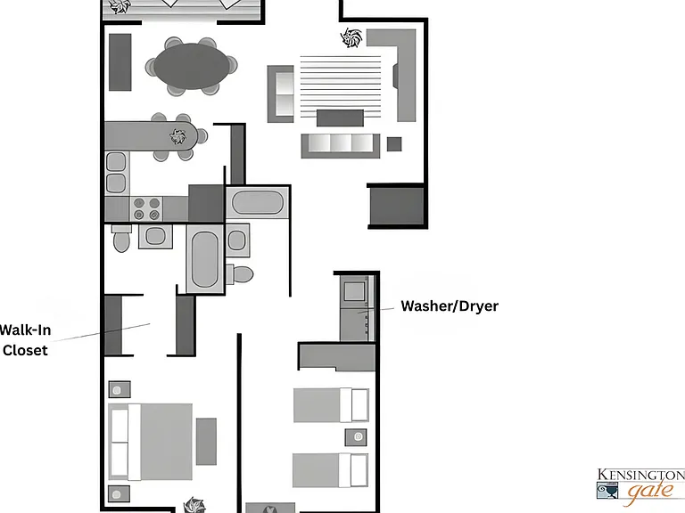 2x2 l 980 sq ft l Kensington Gate 2x2 l 980 sq ft l Kensington Gate