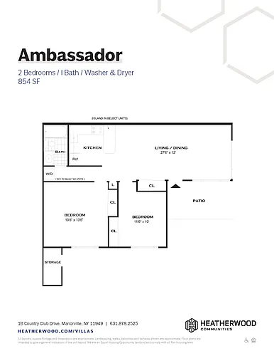 Floor plan The Ambassador