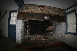 Working cooking fireplace