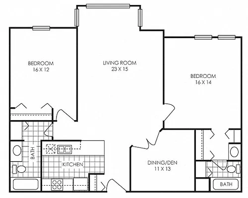 Floor plan Hyland
