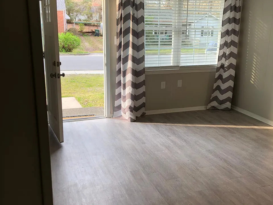 New flooring & window treatments!