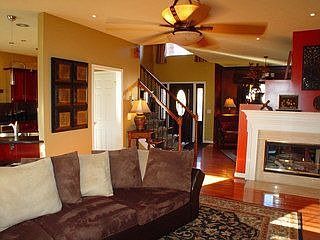 Den w/ 2 sided Fireplace