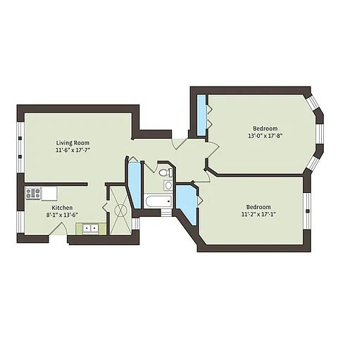 Floor plan 925-2bd
