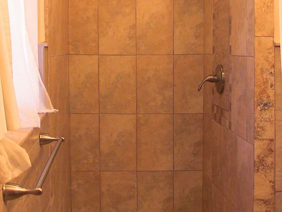 Master Bath Tiled Shower