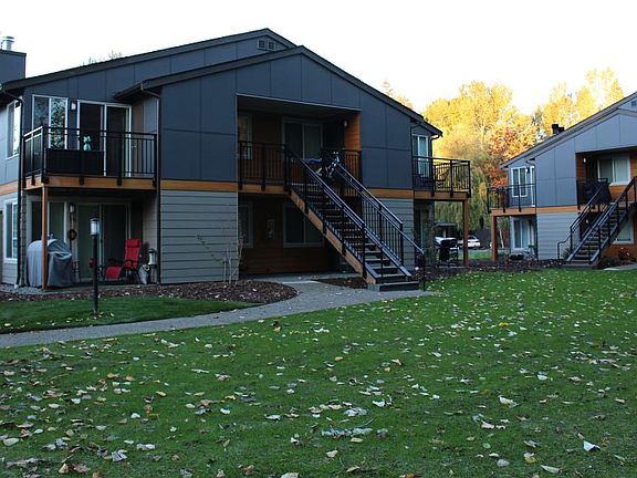 Wide Open Green Space in Front of Condo