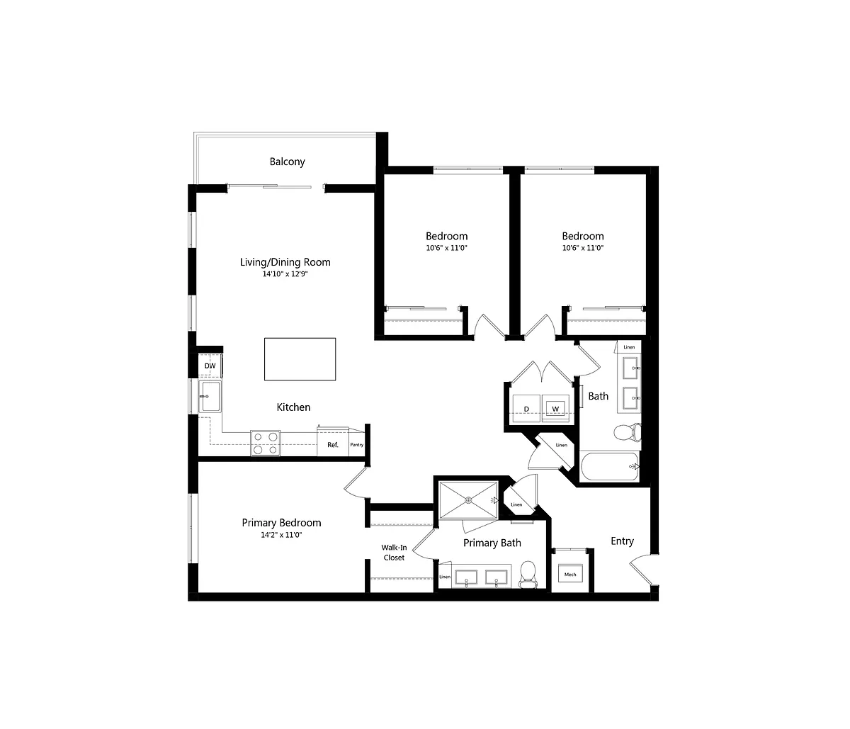 Floor plan C2W