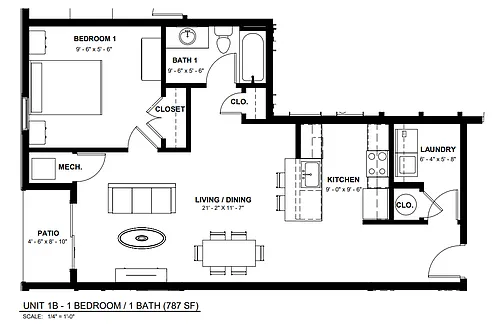 Floor plan Delta