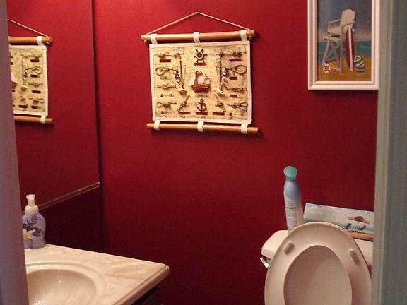 1/2 bath-first floor