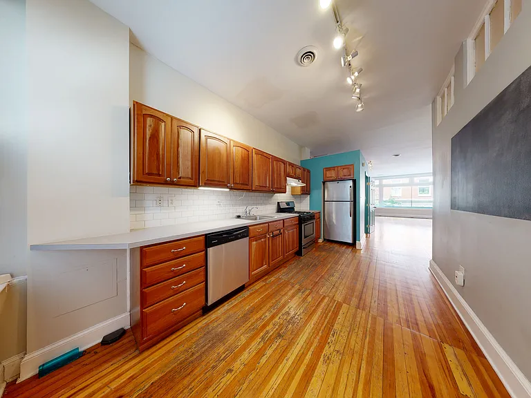 Kitchen with Chalk Board wall