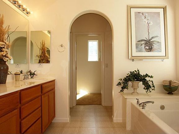 Master Bathroom with Separate Shower and Walk In Closet