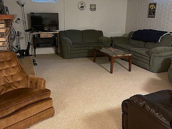 Basement living room