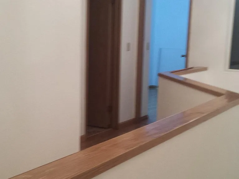 Upstairs; 2 bedrooms and two bathrooms.