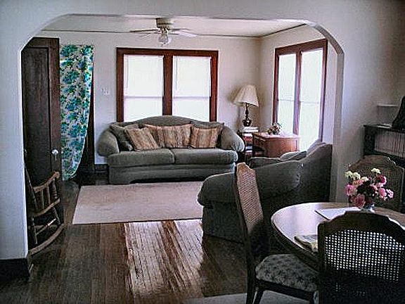 From kitchen -- looking N to front