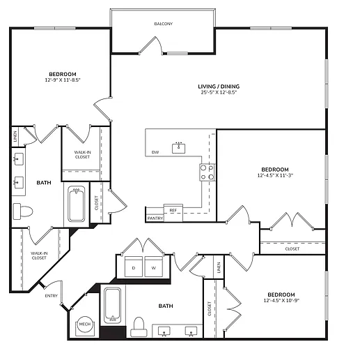 Floor plan C1
