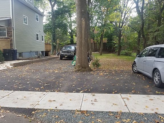 Extended paved driveway