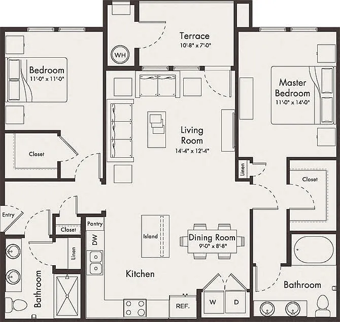 Floor plan Lotus