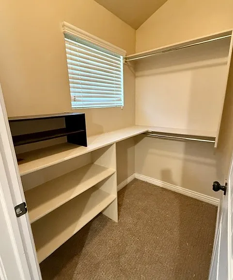 Master bedroom walk-in closet