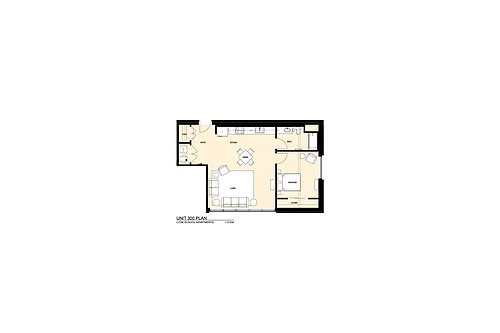Floor plan 3rd Floor Apartment - 300