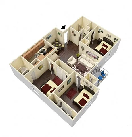 Floor plan The Remington