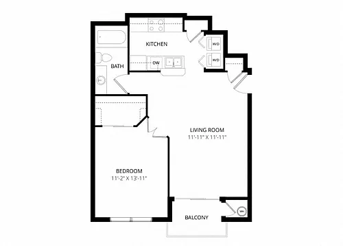 Floor plan Serenity A1