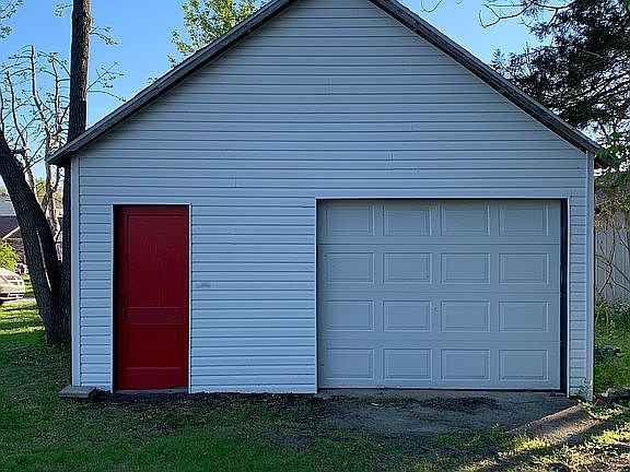 Garage with loft
