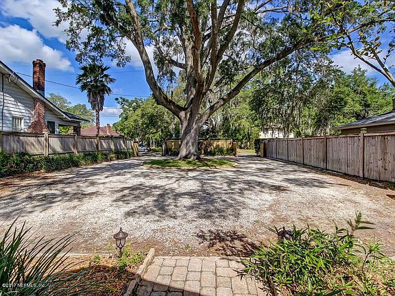 Courtyard & off-street parking.