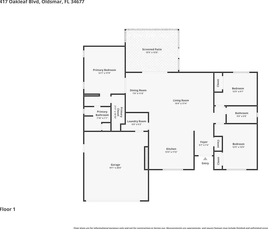 417 Oakleaf Blvd Oldsmar, FL 34677 — Photo 2