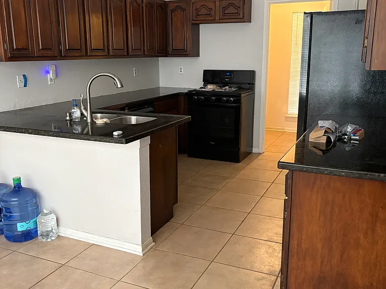 Kitchen from back door