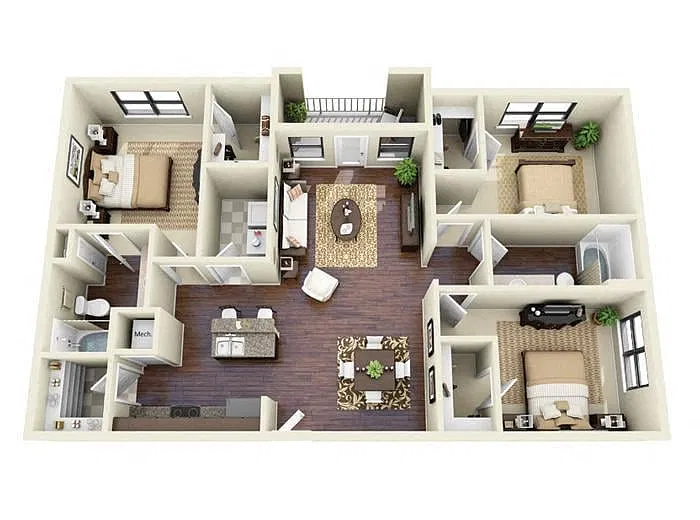 Floor plan C1
