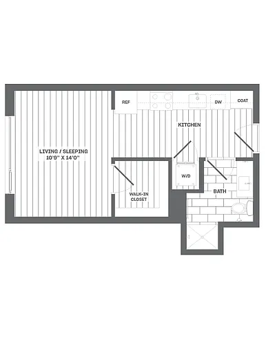 Floor plan Studio-A3