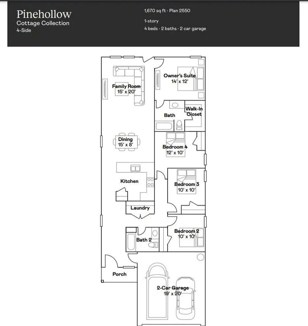 4 bed, 2.0 bath, 1670 sqft, $2,350 — Photo 3