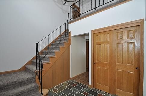 Family Room with patio doors leading to Backyard