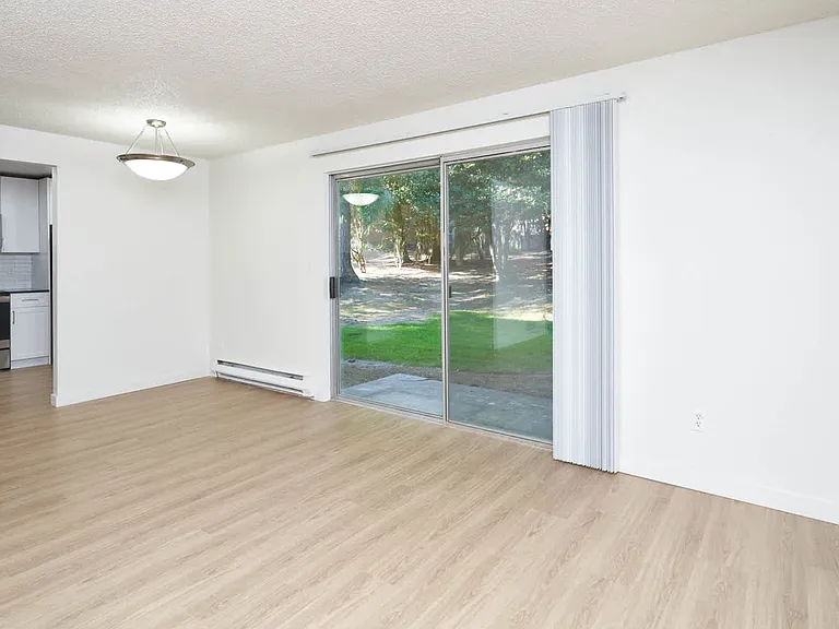 Living Room with Patio and Hard Surface Flooring