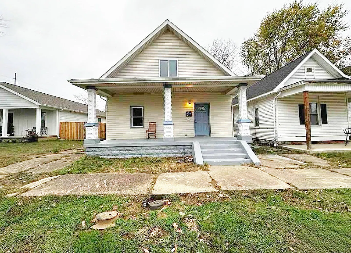 front of the home