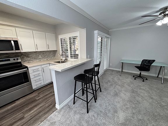 Kitchen and living room