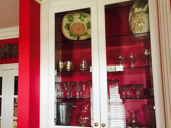 Lots of built in cabinetry
