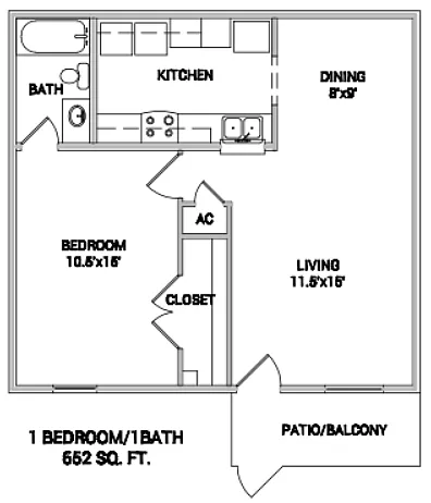 Floor plan 1-1