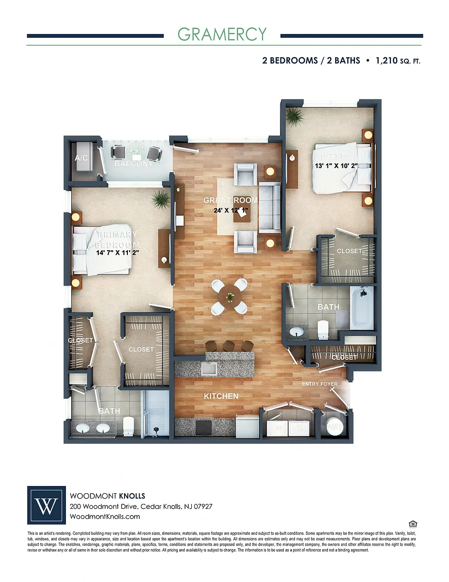 Floor plan Gramercy