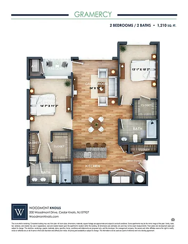 Floor plan Gramercy